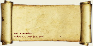 Jana Odalović vizit kartica